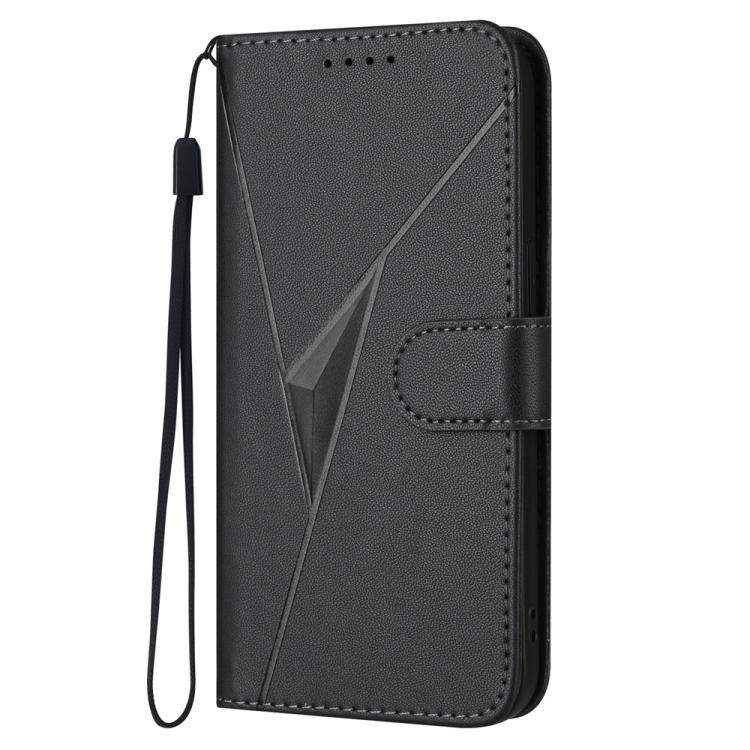 For vivo Y400 5G Triangle Pattern Buckle Clasp Leather Phone Case