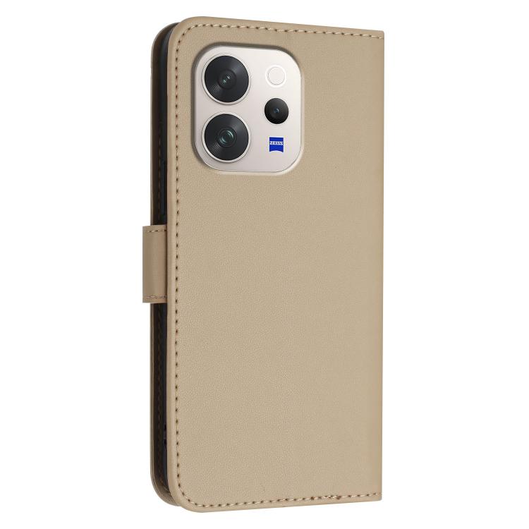 For vivo V70 5G Triangle Pattern Buckle Clasp Leather Phone Case