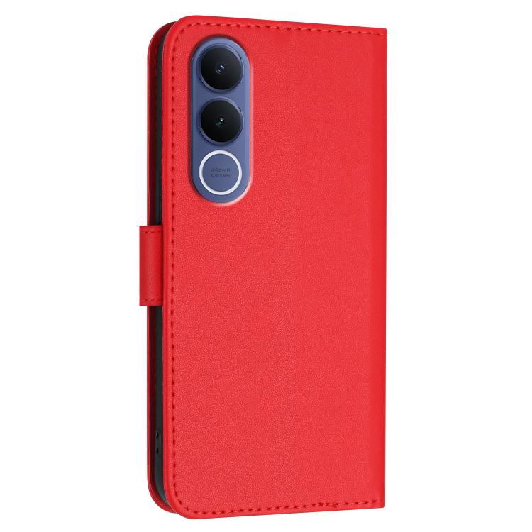 For vivo V70 FE 5G Triangle Pattern Buckle Clasp Leather Phone Case
