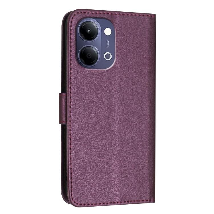 For vivo Y21 5G 2026 / Y05 4G Triangle Pattern Buckle Clasp Leather Phone Case