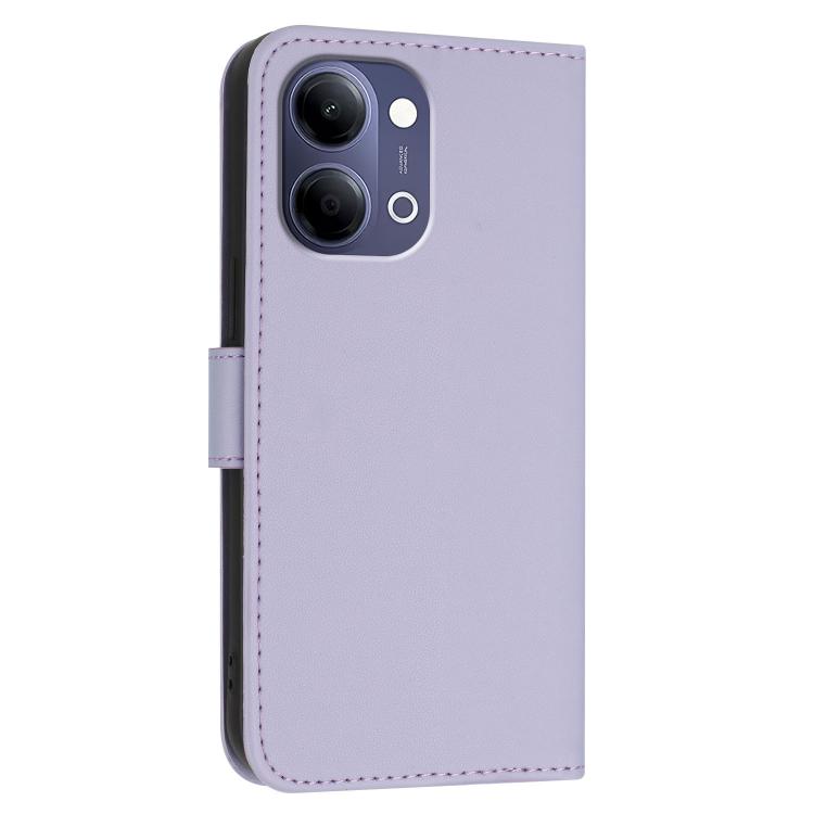 For vivo Y21 5G 2026 / Y05 4G Triangle Pattern Buckle Clasp Leather Phone Case