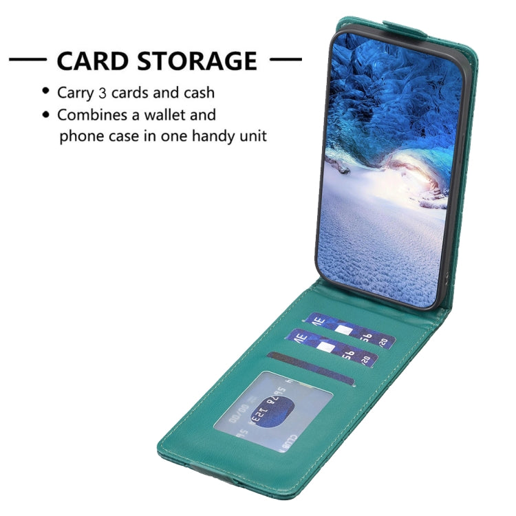 For Samsung Galaxy S25 5G Diamond Lattice Vertical Flip Leather Phone Case