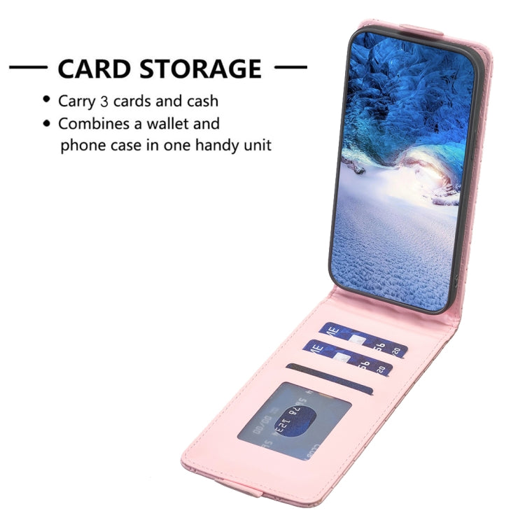 For Samsung Galaxy S25 5G Diamond Lattice Vertical Flip Leather Phone Case
