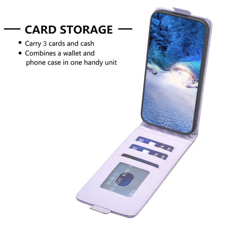 For Samsung Galaxy S25 5G Diamond Lattice Vertical Flip Leather Phone Case