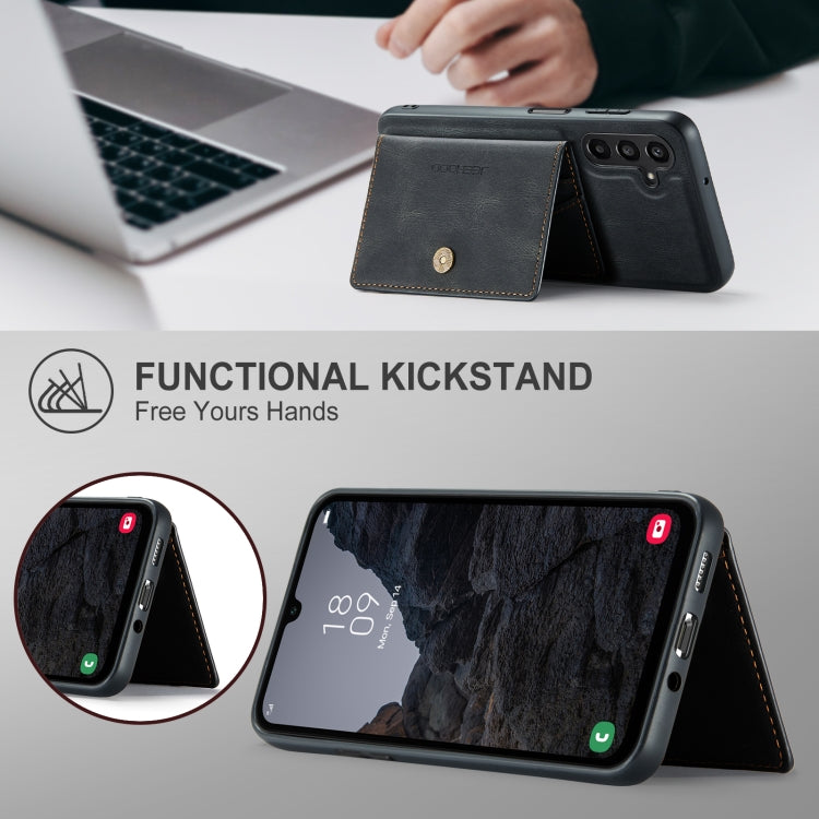 For Samsung Galaxy A16 5G JEEHOOD J01 Retro Magnetic Detachable Wallet Phone Case