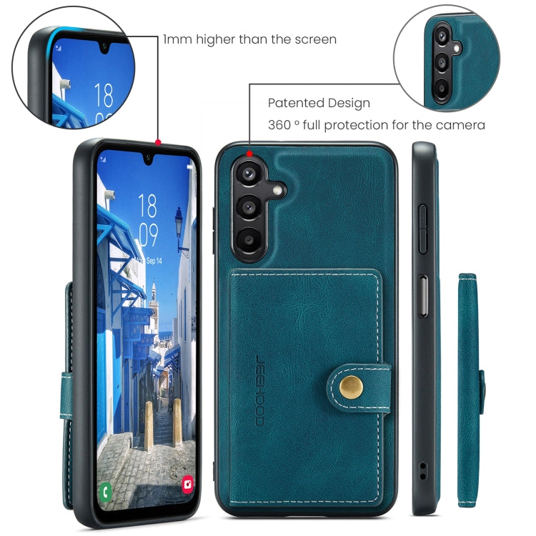 For Samsung Galaxy A16 5G JEEHOOD J01 Retro Magnetic Detachable Wallet Phone Case