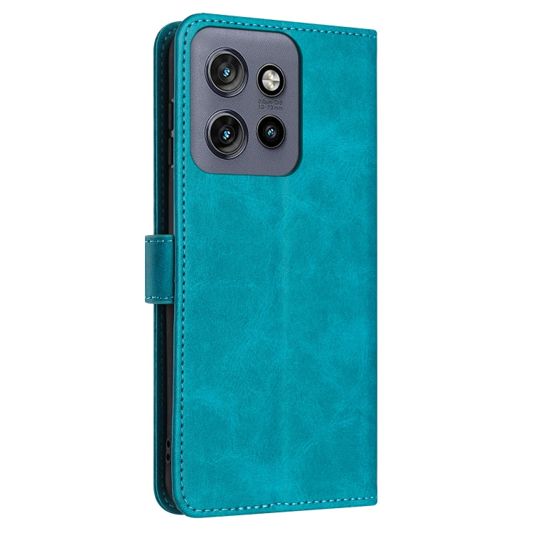 For Motorola Edge 50 Neo Solid Calf Texture Flip Leather Phone Case