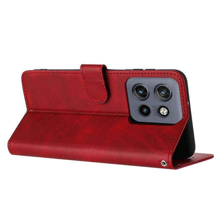 For Motorola Edge 50 Neo Solid Calf Texture Flip Leather Phone Case