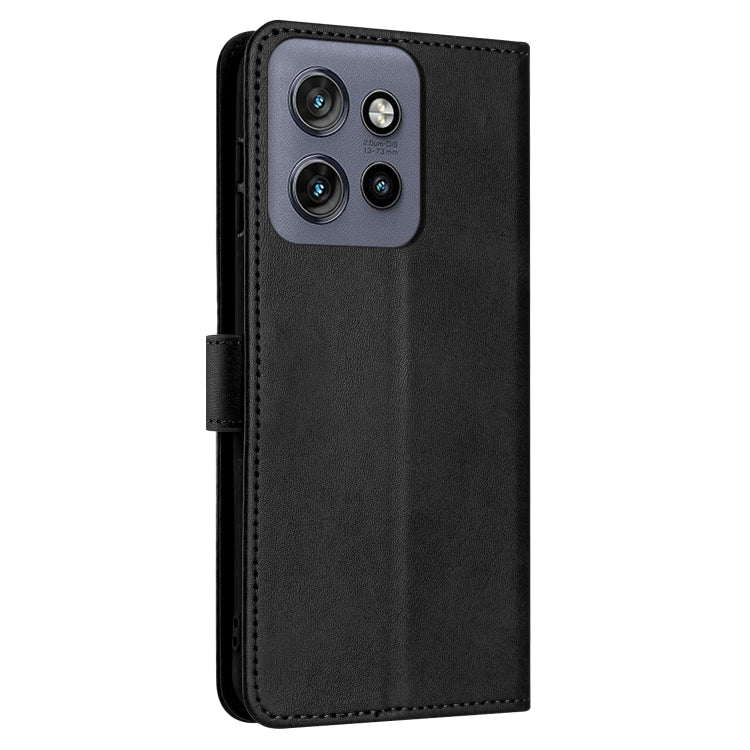 For Motorola Edge 50 Neo Solid Calf Texture Flip Leather Phone Case