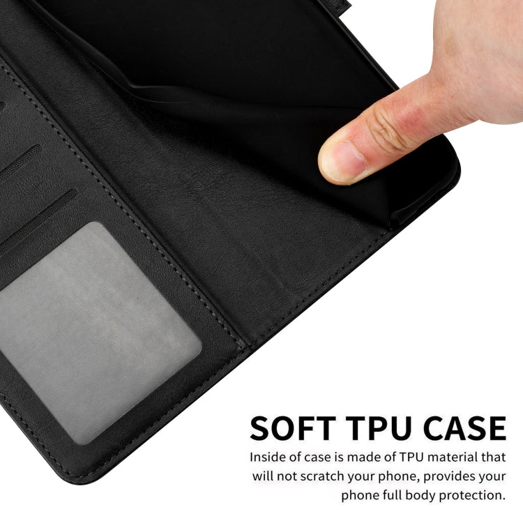For Motorola Edge 50 Neo Solid Calf Texture Flip Leather Phone Case