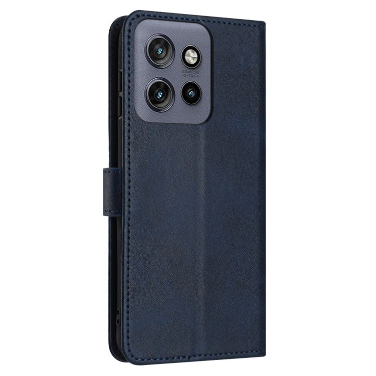 For Motorola Edge 50 Neo Solid Calf Texture Flip Leather Phone Case
