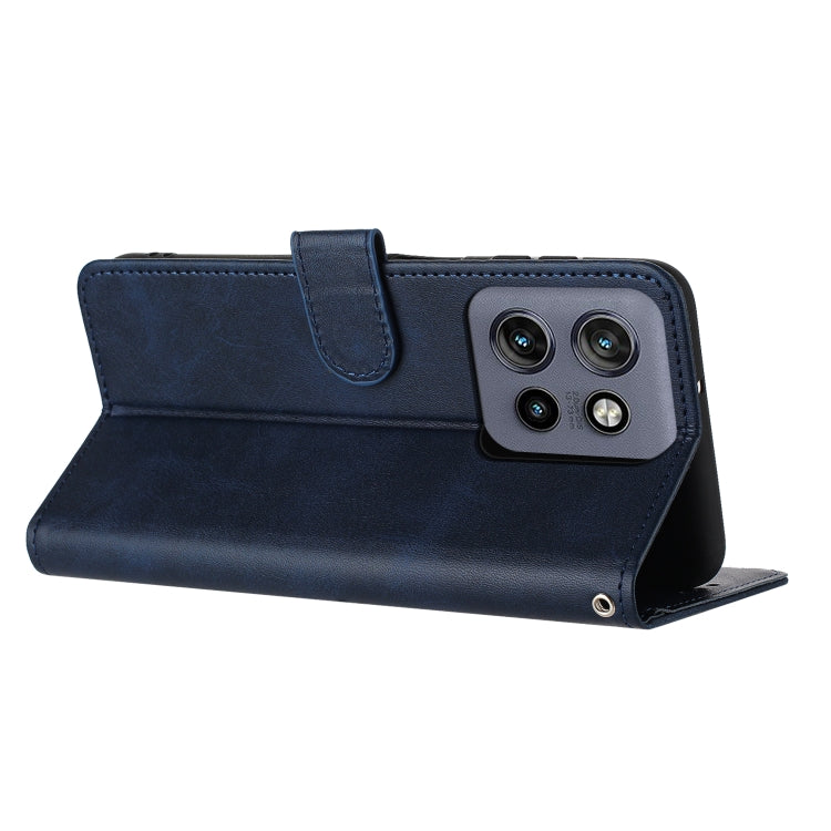 For Motorola Edge 50 Neo Solid Calf Texture Flip Leather Phone Case