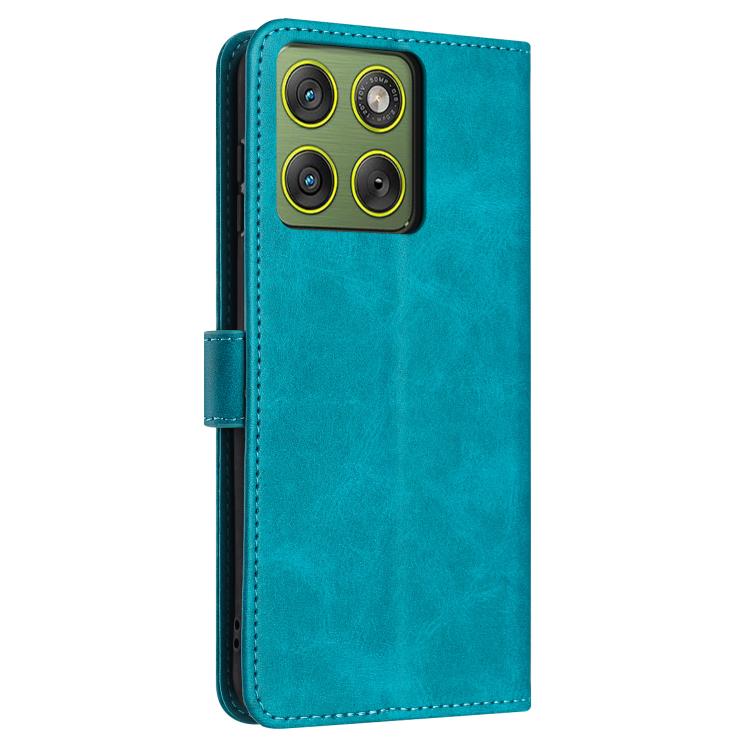 For Motorola Edge 70 5G Solid Calf Texture Flip Leather Phone Case