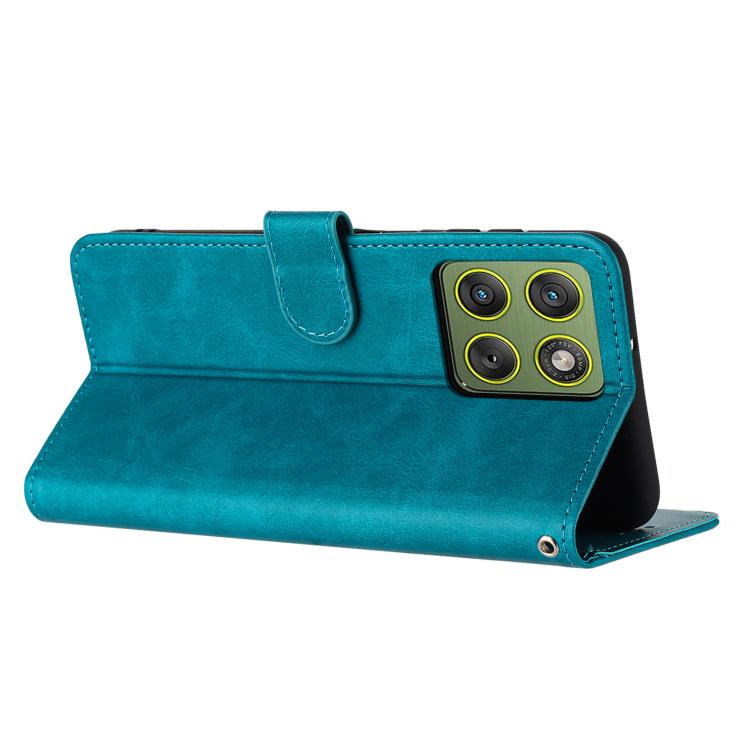 For Motorola Edge 70 5G Solid Calf Texture Flip Leather Phone Case