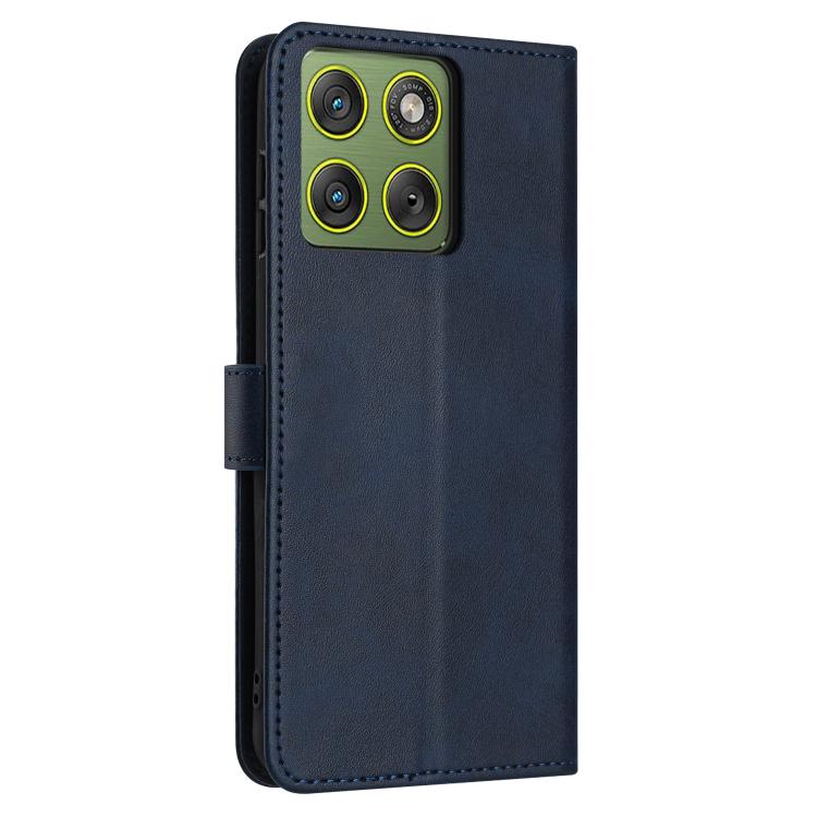 For Motorola Edge 70 5G Solid Calf Texture Flip Leather Phone Case