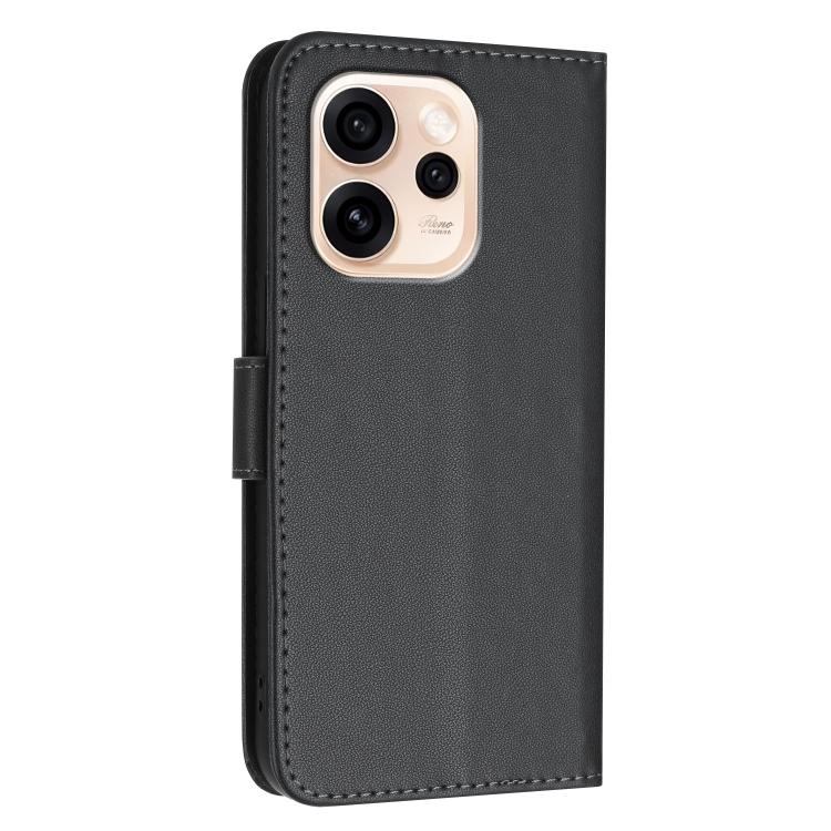 For OPPO Reno15 Pro 5G Global Triangle Pattern Buckle Clasp Leather Phone Case