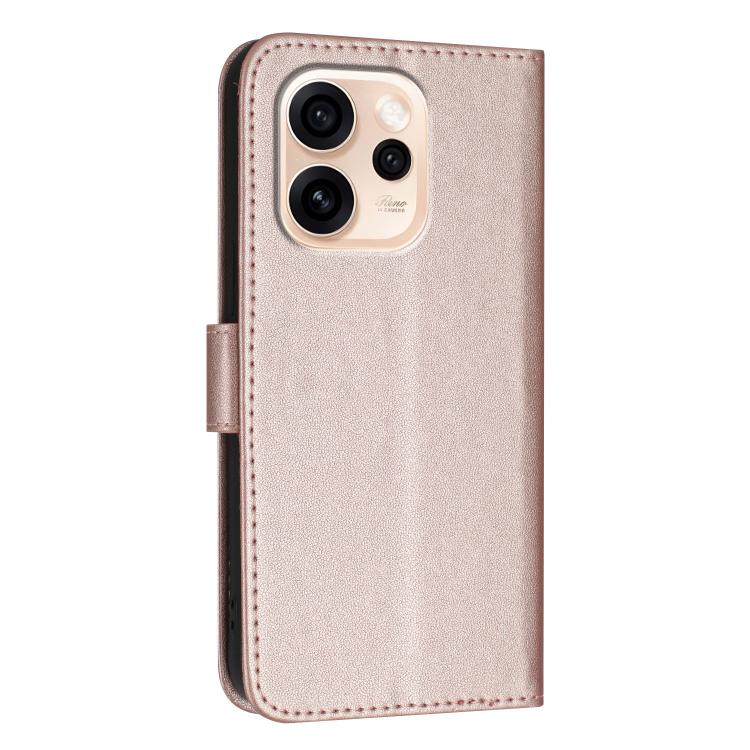 For OPPO Reno15 Pro Max 5G Global Triangle Pattern Buckle Clasp Leather Phone Case
