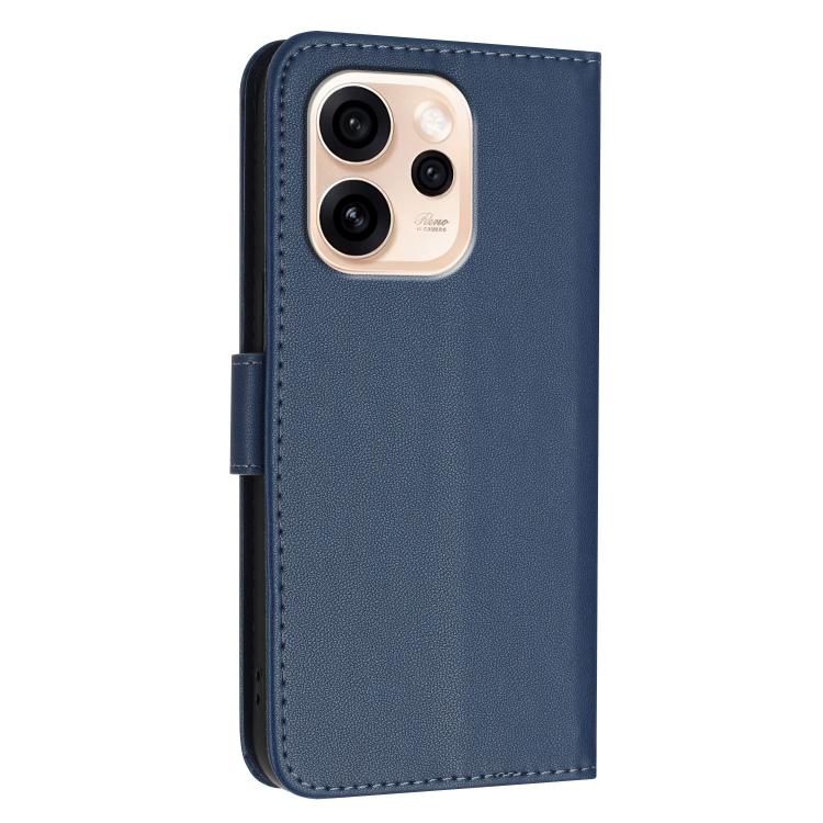 For OPPO Reno15 F 5G Global Triangle Pattern Buckle Clasp Leather Phone Case