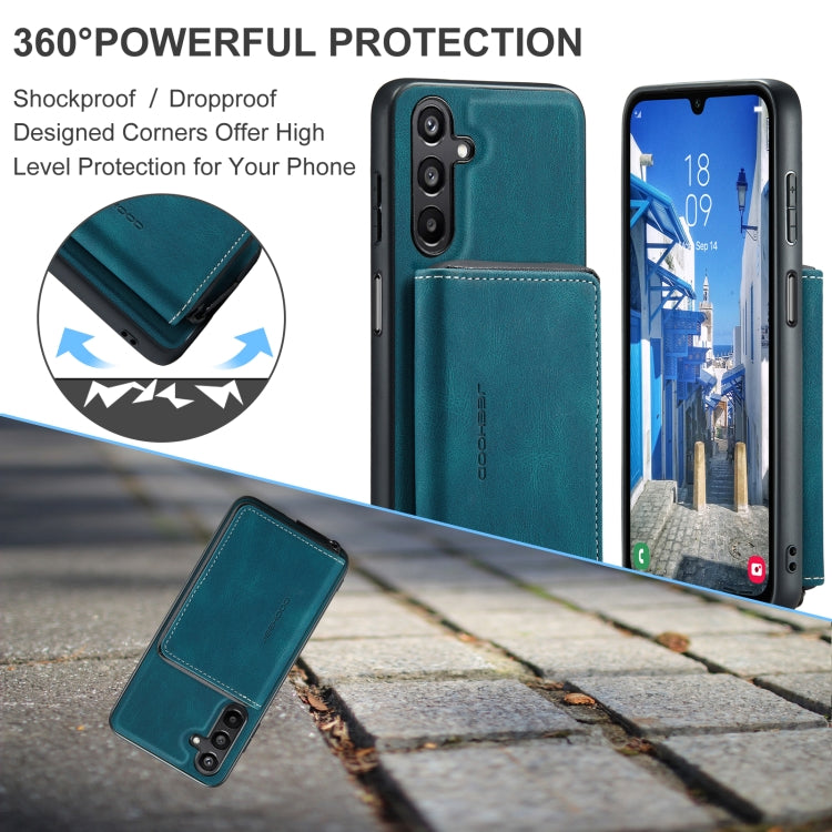 For Samsung Galaxy A16 5G JEEHOOD J02 Magnetic Zipper Horizontal Flip Leather Phone Case