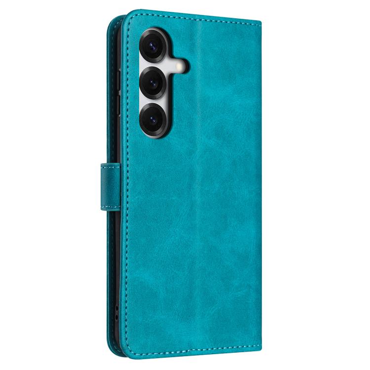 For Samsung Galaxy S26+ 5G Solid Calf Texture Flip Leather Phone Case