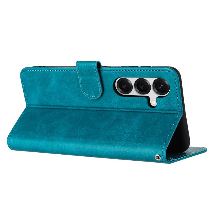 For Samsung Galaxy S26+ 5G Solid Calf Texture Flip Leather Phone Case