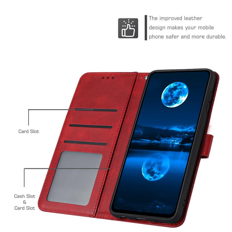 For Samsung Galaxy S26+ 5G Solid Calf Texture Flip Leather Phone Case