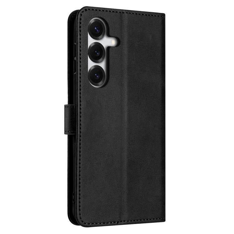 For Samsung Galaxy S26+ 5G Solid Calf Texture Flip Leather Phone Case