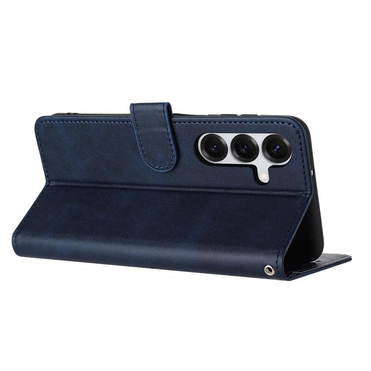 For Samsung Galaxy S26+ 5G Solid Calf Texture Flip Leather Phone Case