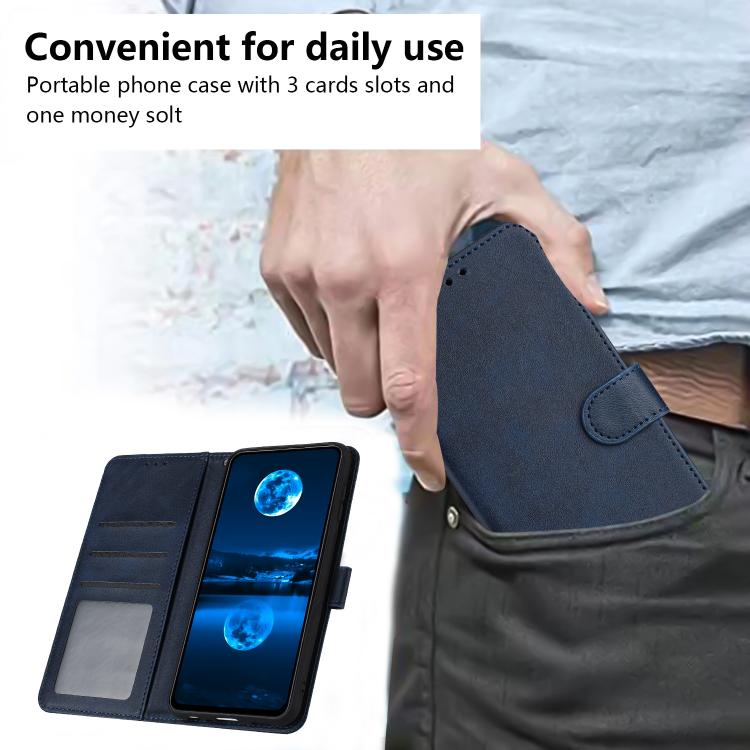 For Samsung Galaxy S26+ 5G Solid Calf Texture Flip Leather Phone Case