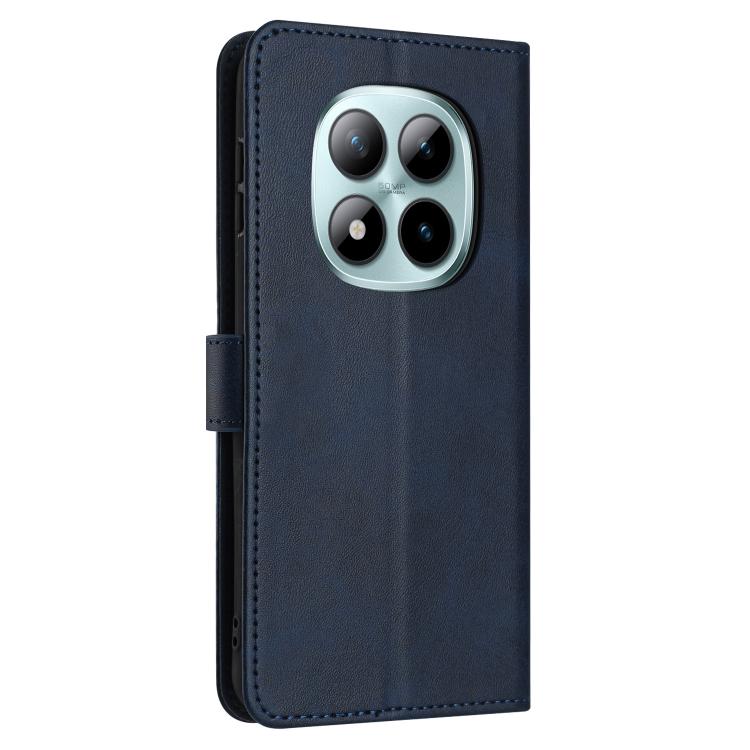 For Redmi Note 15 Pro 4G Global 163.2mm Solid Calf Texture Flip Leather Phone Case