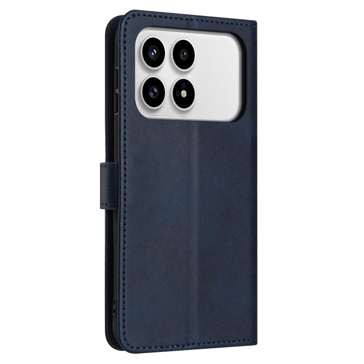 For Redmi K90 / Poco F8 Pro Solid Calf Texture Flip Leather Phone Case
