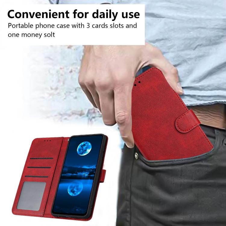 For Redmi K90 Pro Max / Poco F8 Ultra Solid Calf Texture Flip Leather Phone Case