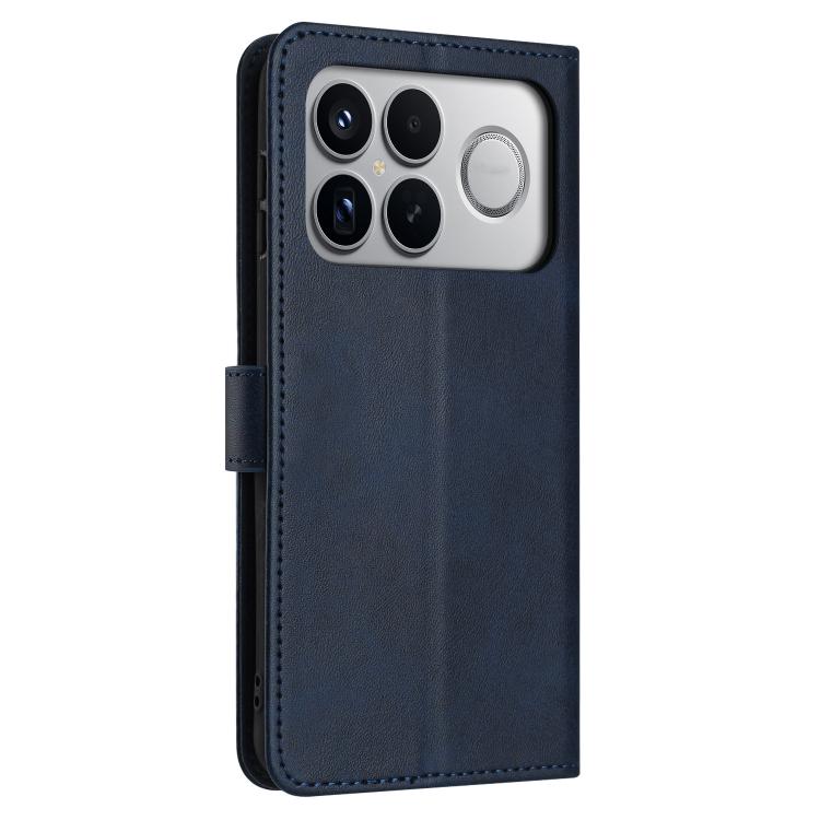 For Redmi K90 Pro Max / Poco F8 Ultra Solid Calf Texture Flip Leather Phone Case