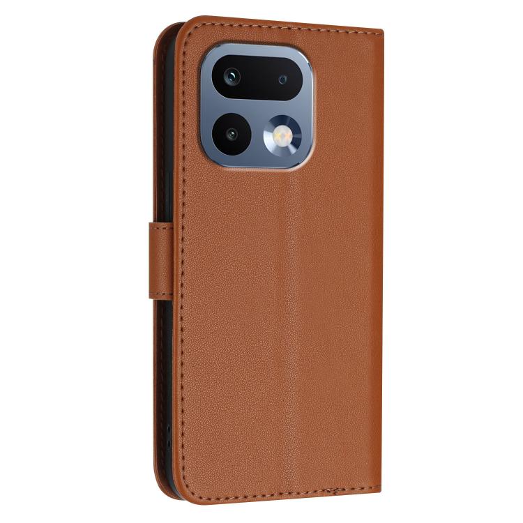 For Realme 16 Pro 5G Global Triangle Pattern Buckle Clasp Leather Phone Case