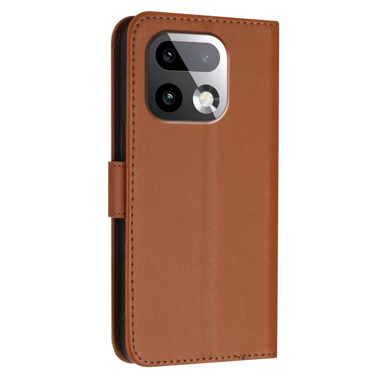 For Realme 16 Pro+ 5G Global Triangle Pattern Buckle Clasp Leather Phone Case
