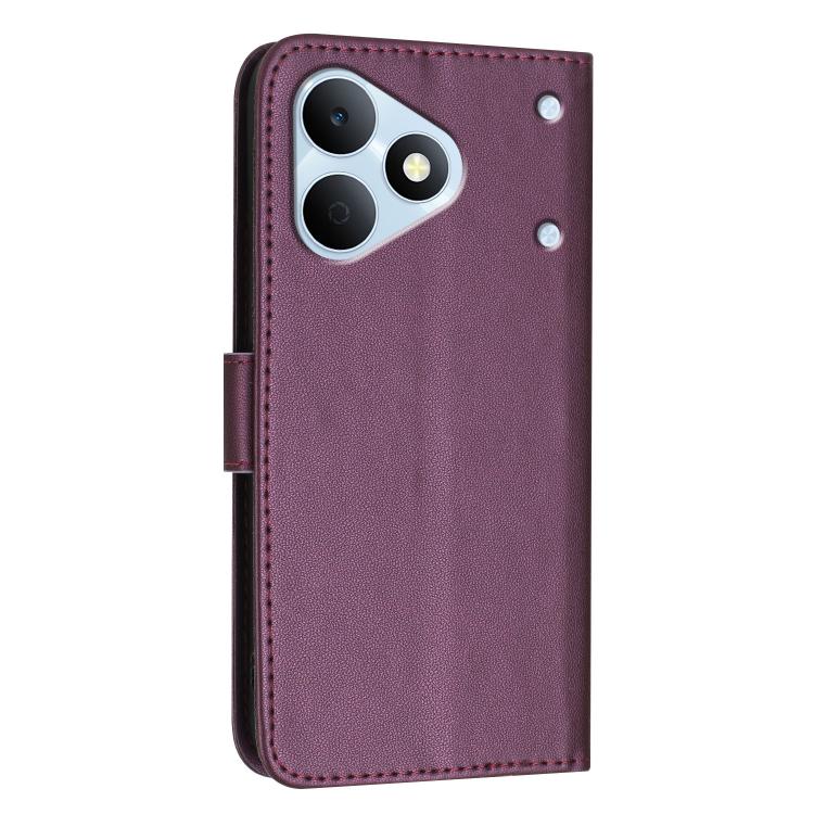 For Realme Note 80 4G Triangle Pattern Buckle Clasp Leather Phone Case