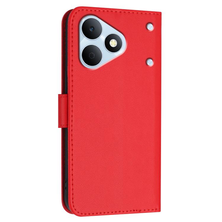 For Realme Note 80 4G Triangle Pattern Buckle Clasp Leather Phone Case