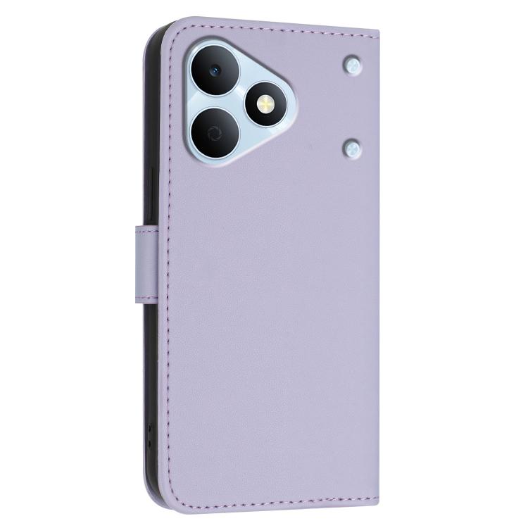For Realme Note 80 4G Triangle Pattern Buckle Clasp Leather Phone Case