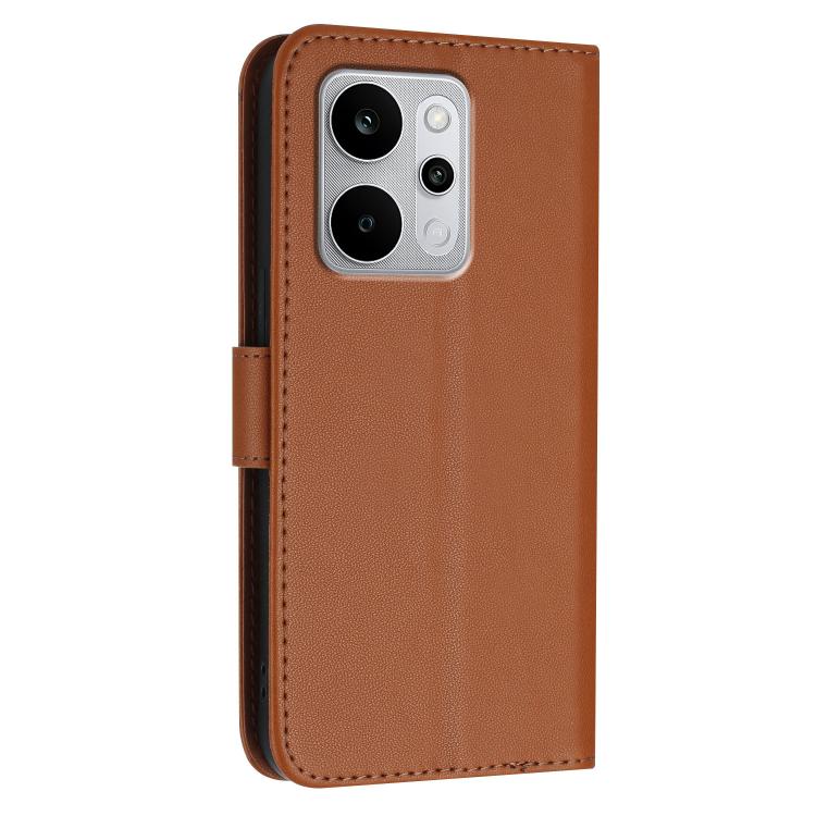 For Realme P4 Power 5G Triangle Pattern Buckle Clasp Leather Phone Case
