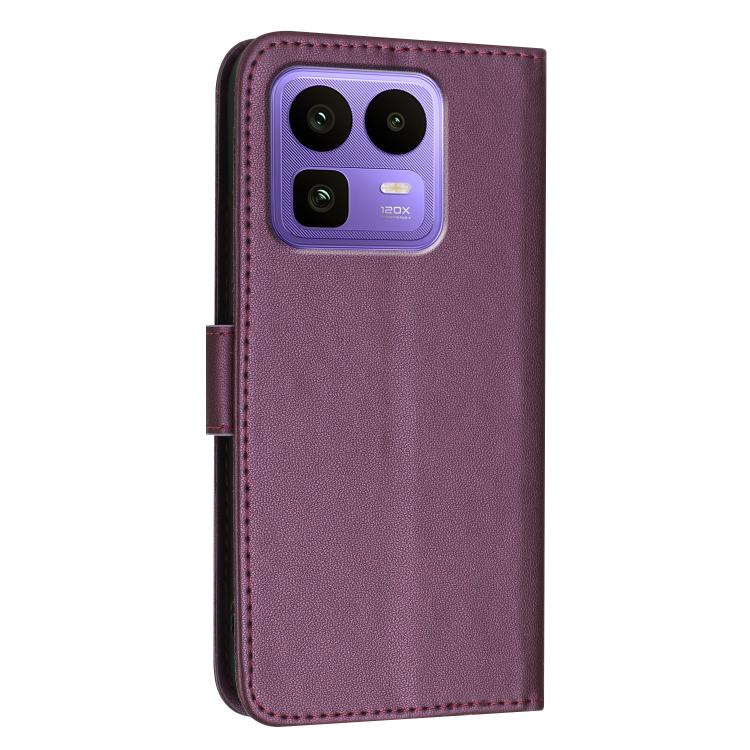 For Realme Neo8 5G Triangle Pattern Buckle Clasp Leather Phone Case