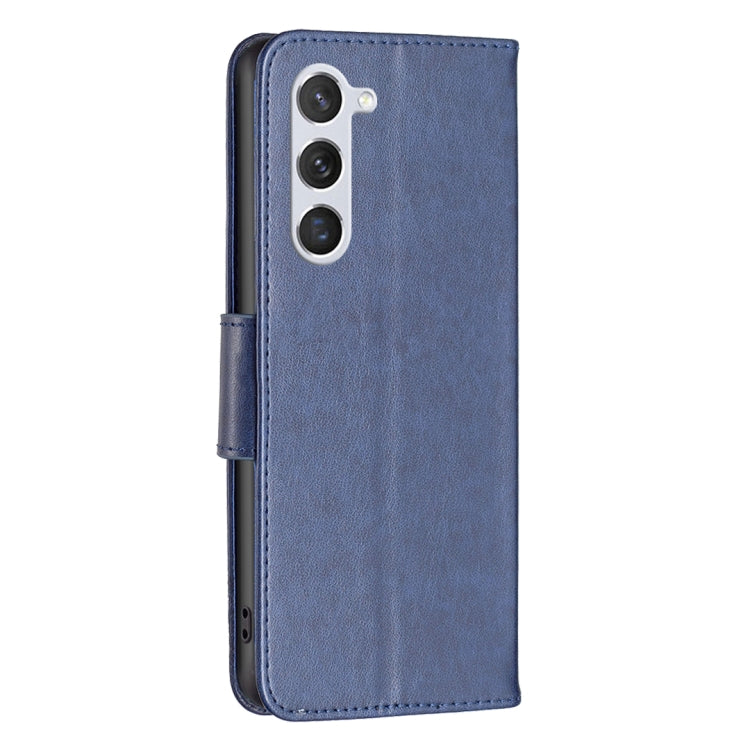 For Samsung Galaxy S25 5G Embossing Two Butterflies Pattern Leather Phone Case