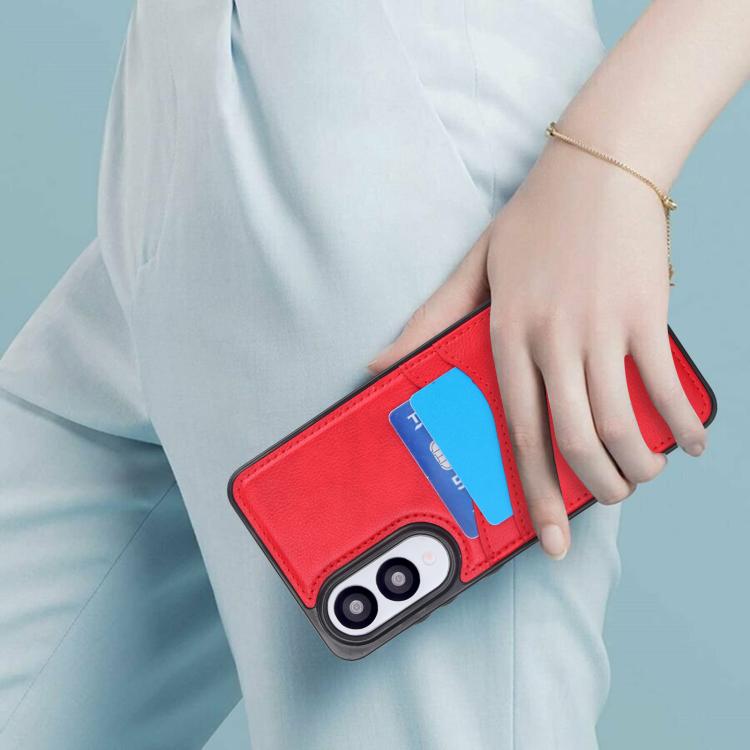 For Samsung Galaxy S25 Edge 5G Litchi Leather Skin Card Slots Phone Case