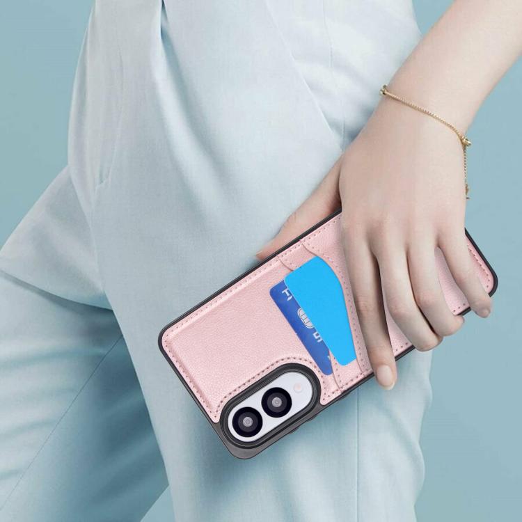 For Samsung Galaxy S25 Edge 5G Litchi Leather Skin Card Slots Phone Case