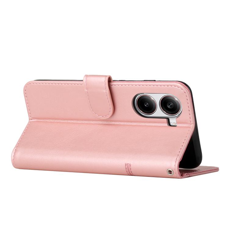 For Redmi Turbo 4 / Xiaomi Poco X7 Pro Stitching Calf Texture Buckle Leather Phone Case