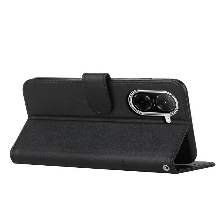For Redmi A5 4G 171.7mm / Poco C71 Stitching Calf Texture Buckle Leather Phone Case