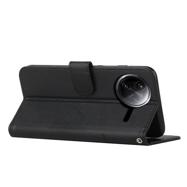 For Redmi K80 / K80 Pro Stitching Calf Texture Buckle Leather Phone Case