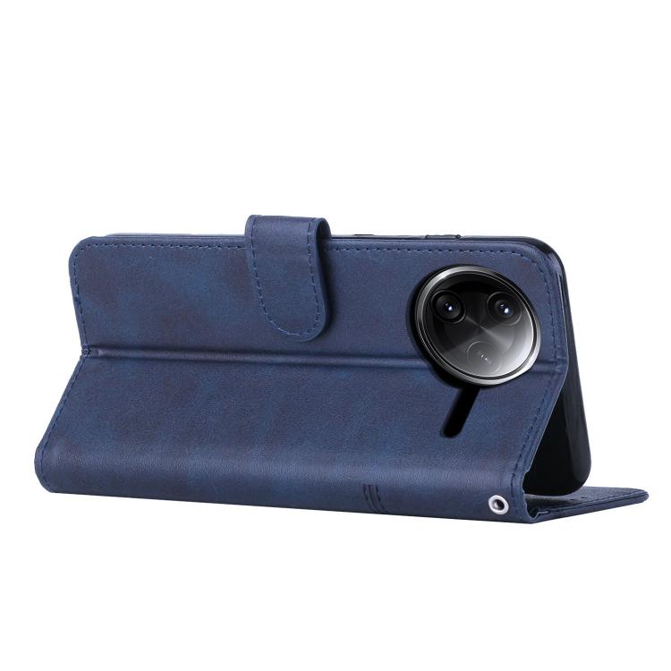 For Redmi K80 / K80 Pro Stitching Calf Texture Buckle Leather Phone Case