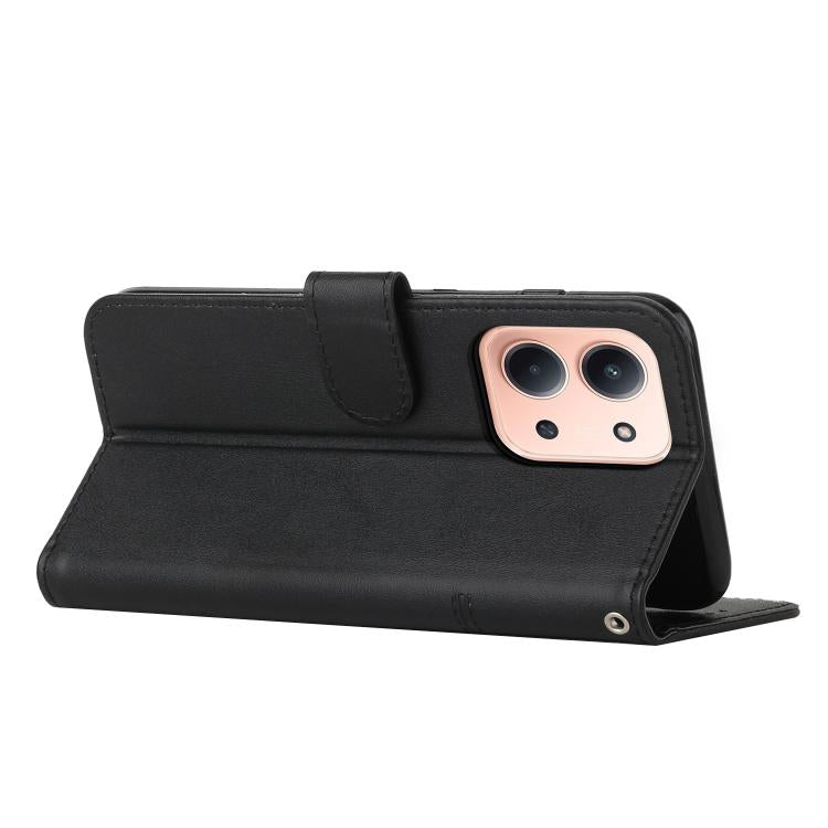 For Redmi 15C 5G / 4G Global 171mm Stitching Calf Texture Buckle Leather Phone Case