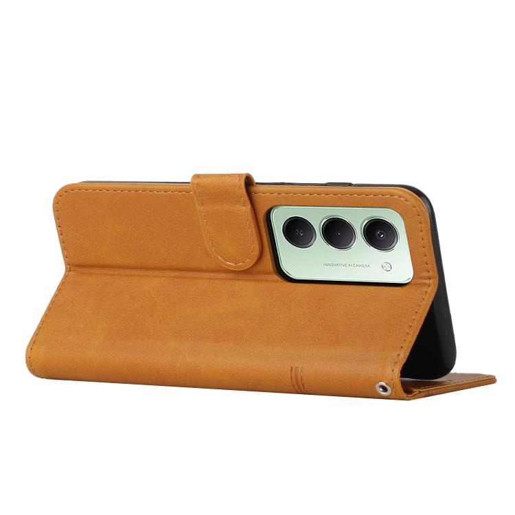 For Redmi 15 5G / 4G EU 171mm Stitching Calf Texture Buckle Leather Phone Case