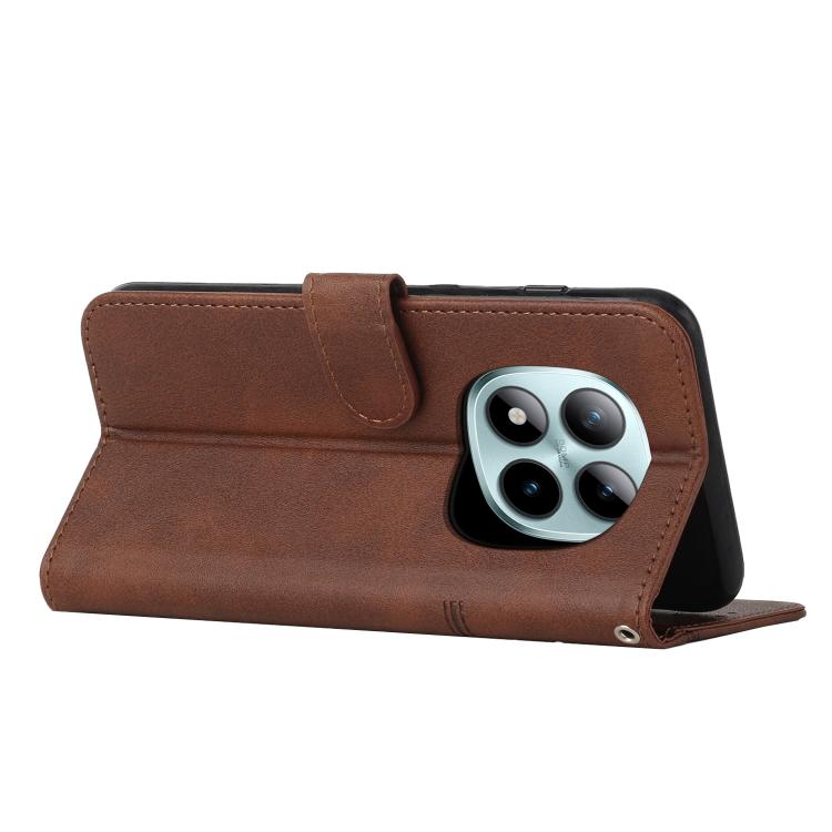 For Redmi Note 15 Pro+ 5G Global 163.3mm Stitching Calf Texture Buckle Leather Phone Case